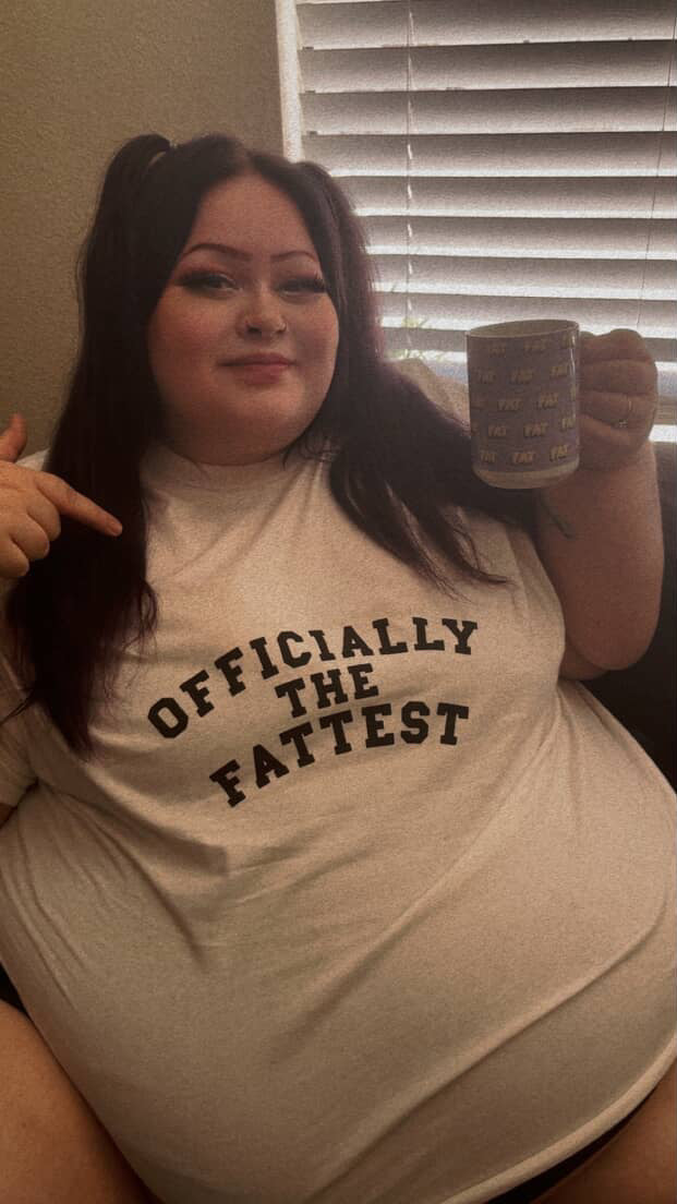 Officially the Fattest Premium Ultra Cotton Tee - Unisex - Fat Acceptance - bbw/ssbbw | bhm/ssbhm