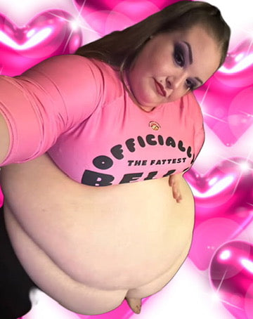 Officially the Fattest Belly Crop Top – Bold Body Positive Long Sleeve | Plus Size Athleisure