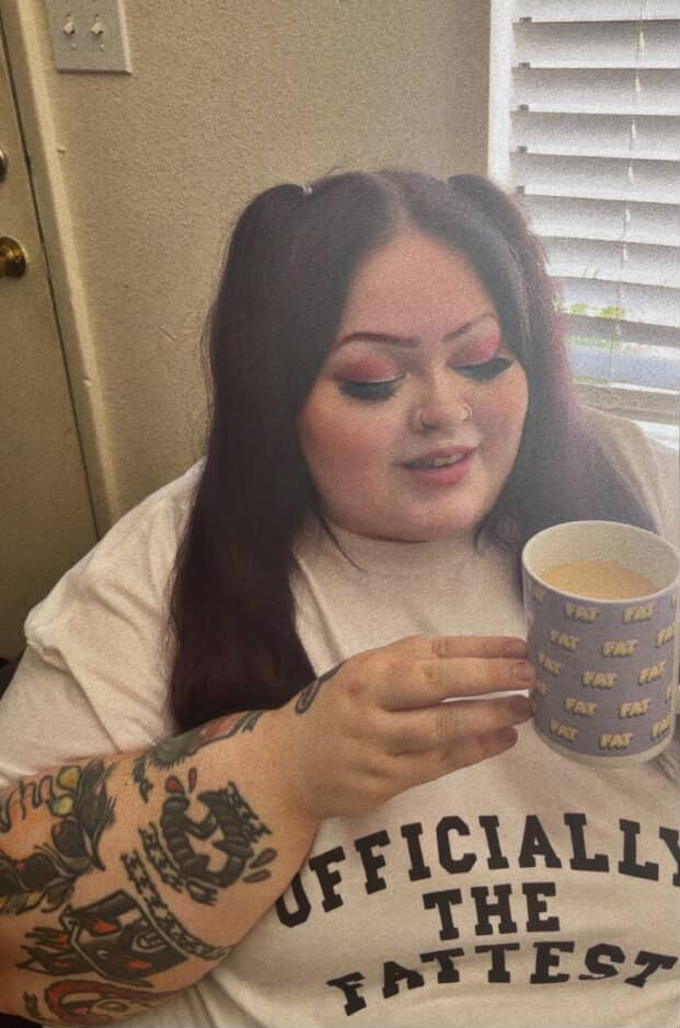 FAT Mug - Body Positive Mug - Fat Acceptance - BBW - SSBBW - Coffee Mug - Curvy Girl Gift - Trendy Mug