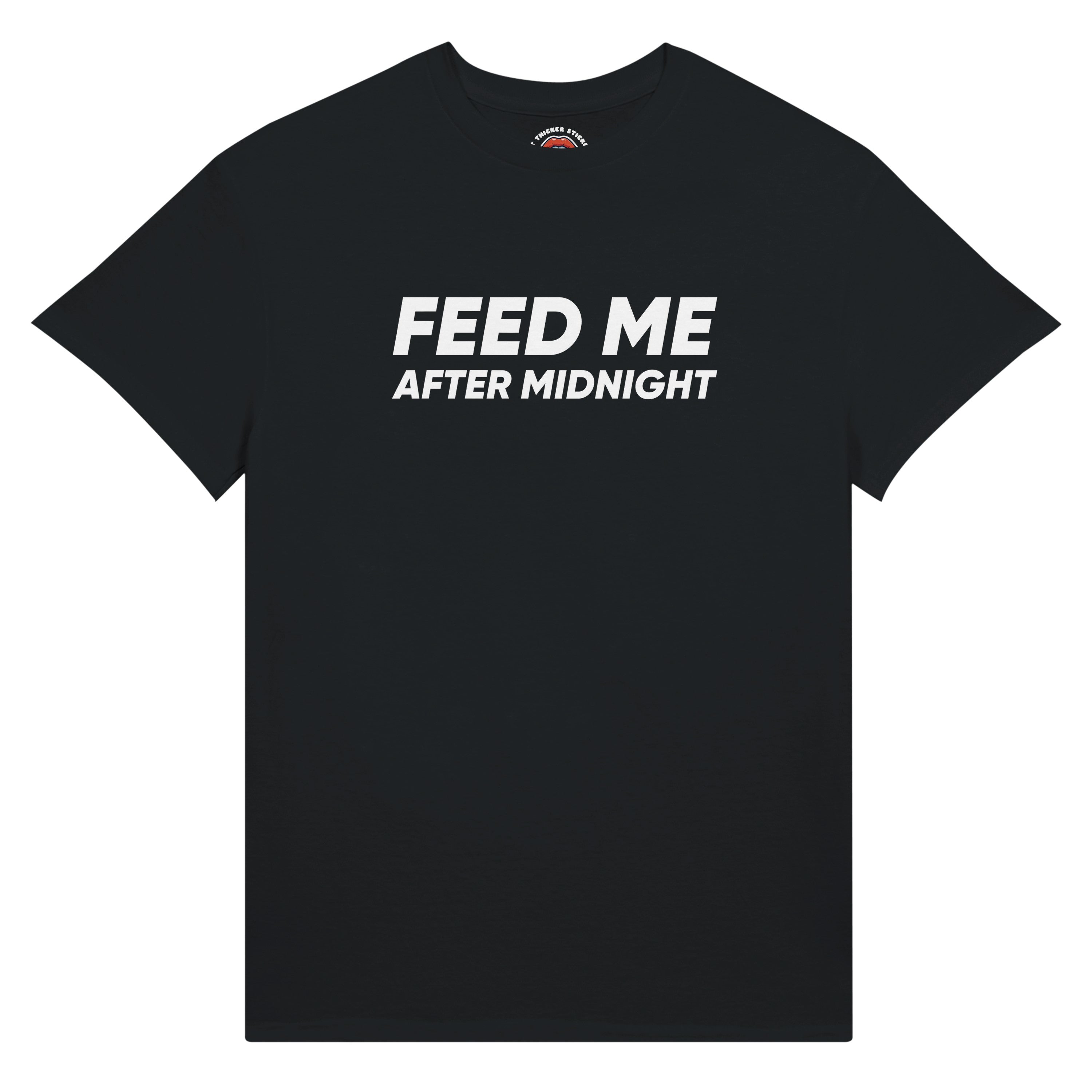 Feed Me After Midnight Premium Ultra Cotton Tee – Plus Size Shirt | BBW Gainer | Body Positive Shirt | Size Inclusive Unisex Apparel