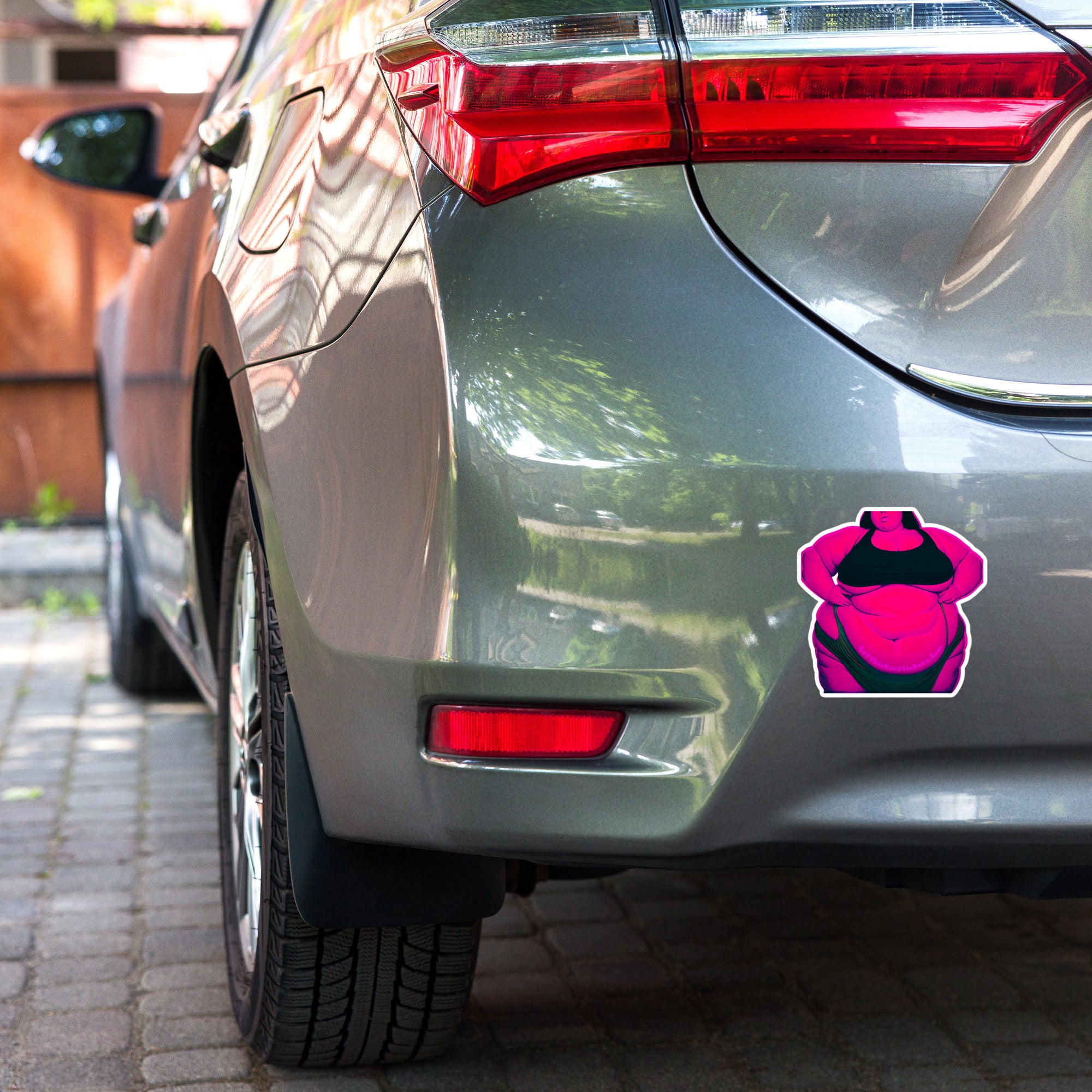 Bold SSBBW Body Positive Sticker - Curvy Body Positivity Vinyl Decal, Sexy Lady Sticker, Fat Woman Stickers, Fat Mudflap Girl Sticker