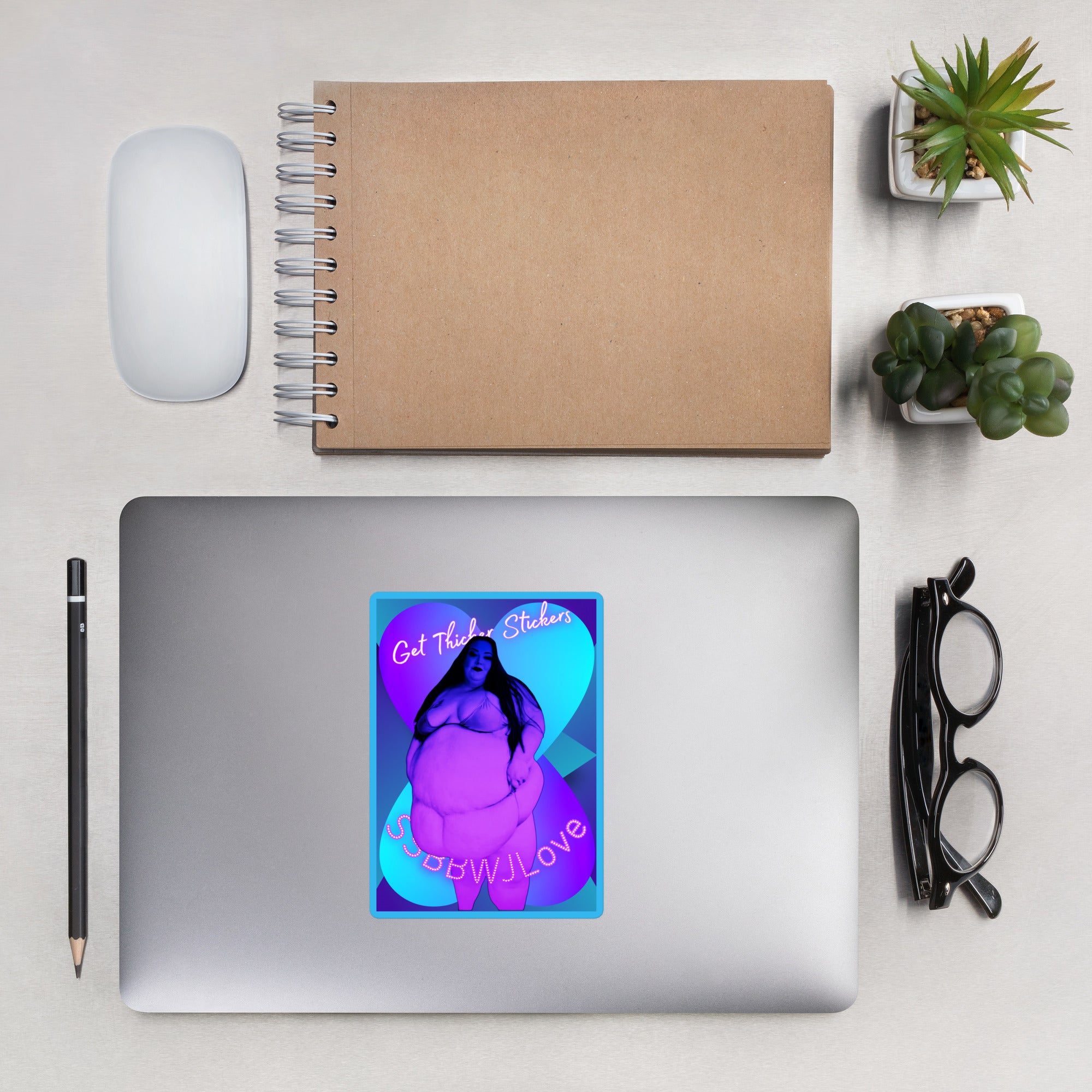 SSBBW JLove x Get Thicker Sickers Collab Sticker – Certified Officially the Fattest Belly