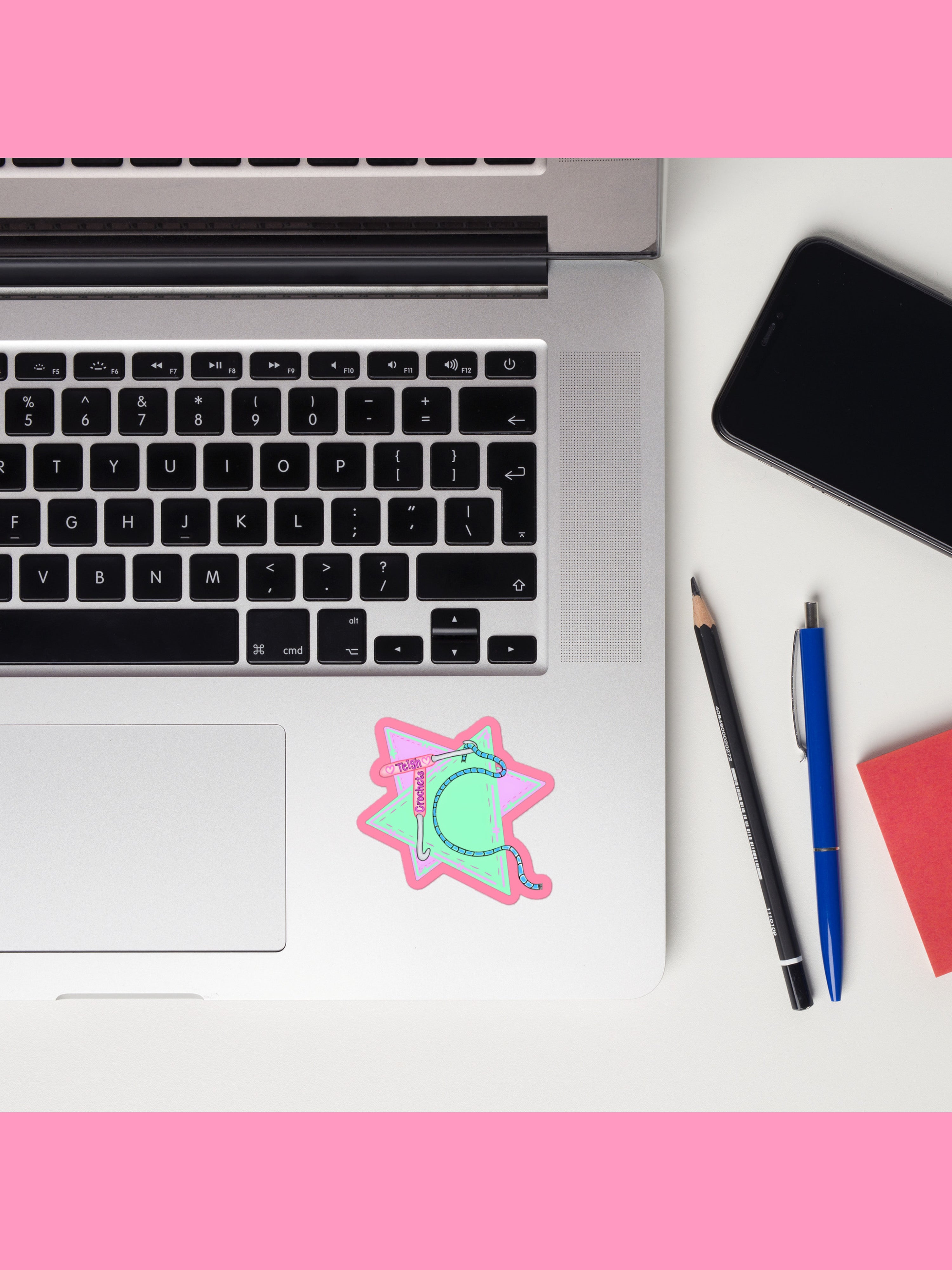 TeighCrochets Kiss-Cut Sticker